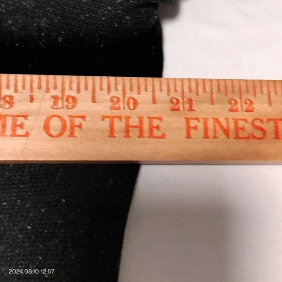 J. Jill Dark Gray Silk and Cotton Knit Dress with pockets - Picture 9 of 11